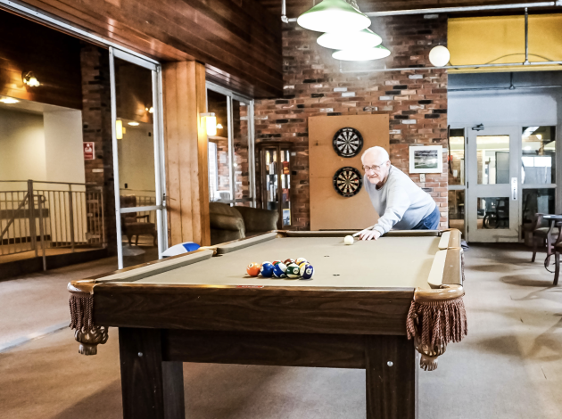Chatham Retirement Resort games room